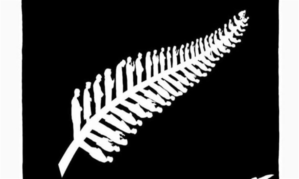 فنان أسترالي يُعيد رسم شعار نيوزيلندا على شكل صلاة المسلمين ردا على مجزرة المسجدين