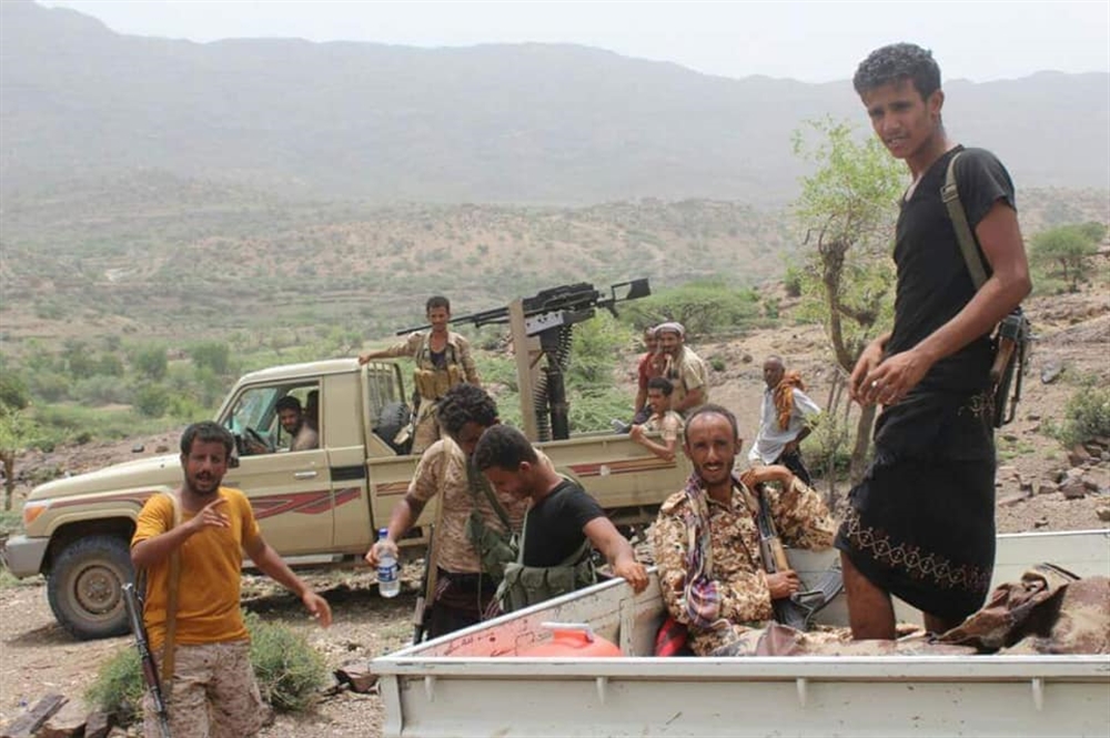 القوات الحكومية تنتزع مواقع استراتيجية من قبضة الحوثيين شرق تعز