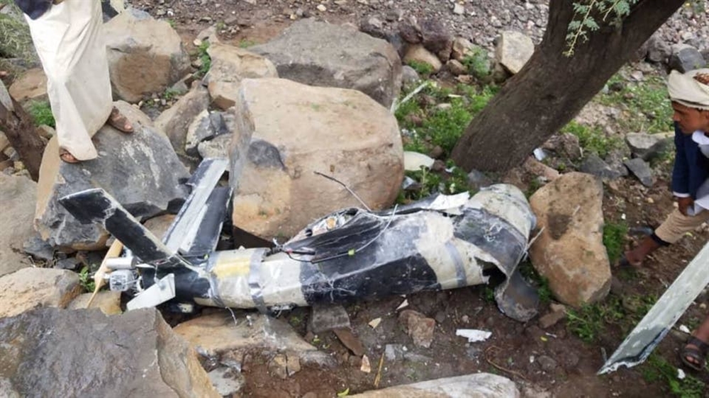 التحالف: سقوط طائرة مسيرة للحوثيين في محافظة عمران