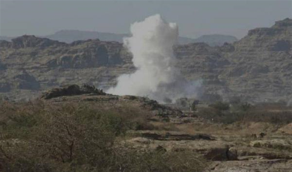 تدمير مخزن للسلاح المتوسط والخفيف تابع لمليشيا الحوثي في صعدة