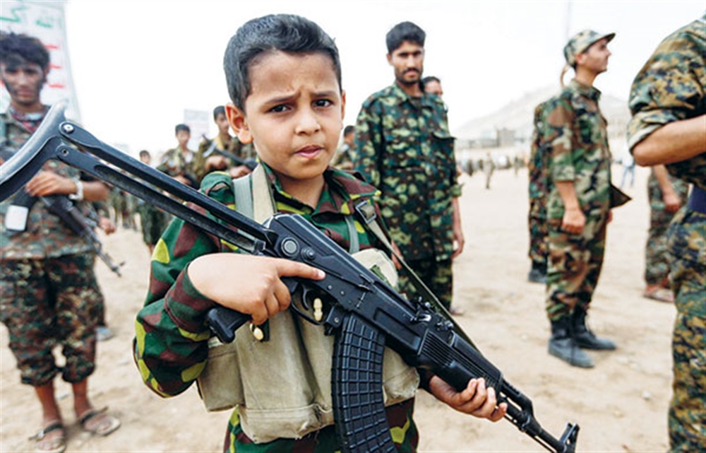 تحالف رصد: مليشيا الحوثي  جندت 18 ألف طفل وفخخت التعليم بالطائفية