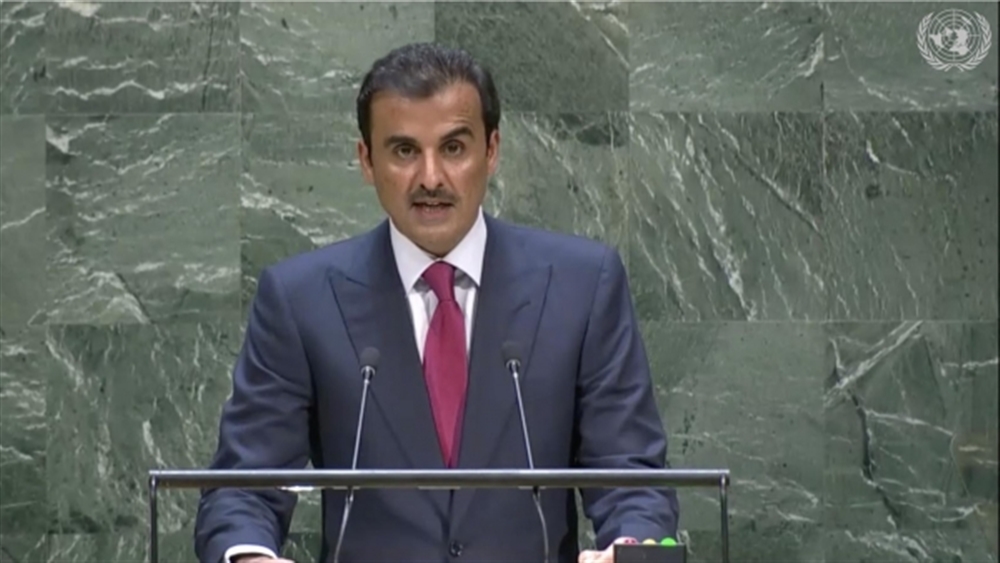 أمير قطر يشدد على وحدة اليمن وضرورة استكمال العملية السياسية