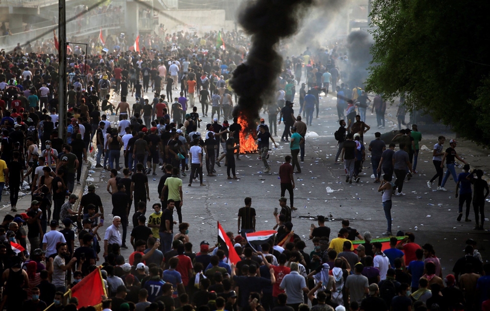 العراق: 100 قتيل و4 آلاف مصاب في الاحتجاجات التي تشهدها البلاد