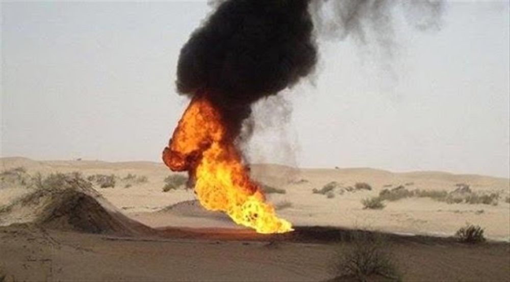 تفجير أنبوب لنقل النفط الخام شرق محافظة شبوة