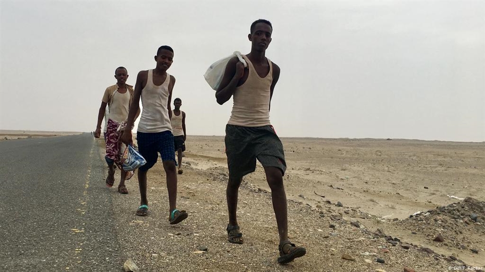 الهجرة الدولية: 10 آلاف مهاجر أفريقي دخلوا اليمن في فبراير الماضي