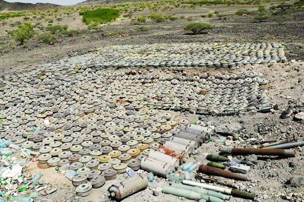 "مسام" ينزع أكثر من ألف لغم في اليمن خلال أسبوع
