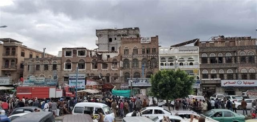 صنعاء : انهيار منزل يتسبب بوفاة واصابة ٧ مواطنين