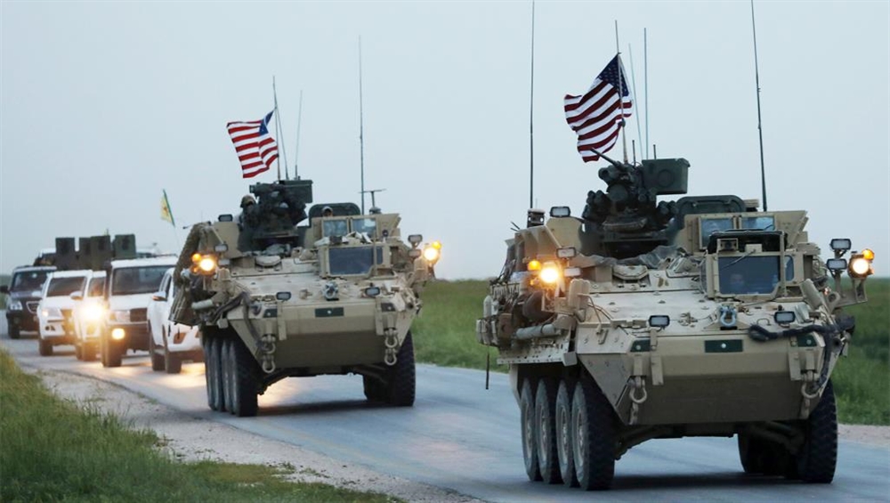 انسحاب قوات التحالف بقيادة أمريكا من قاعدة التاجي العراقية