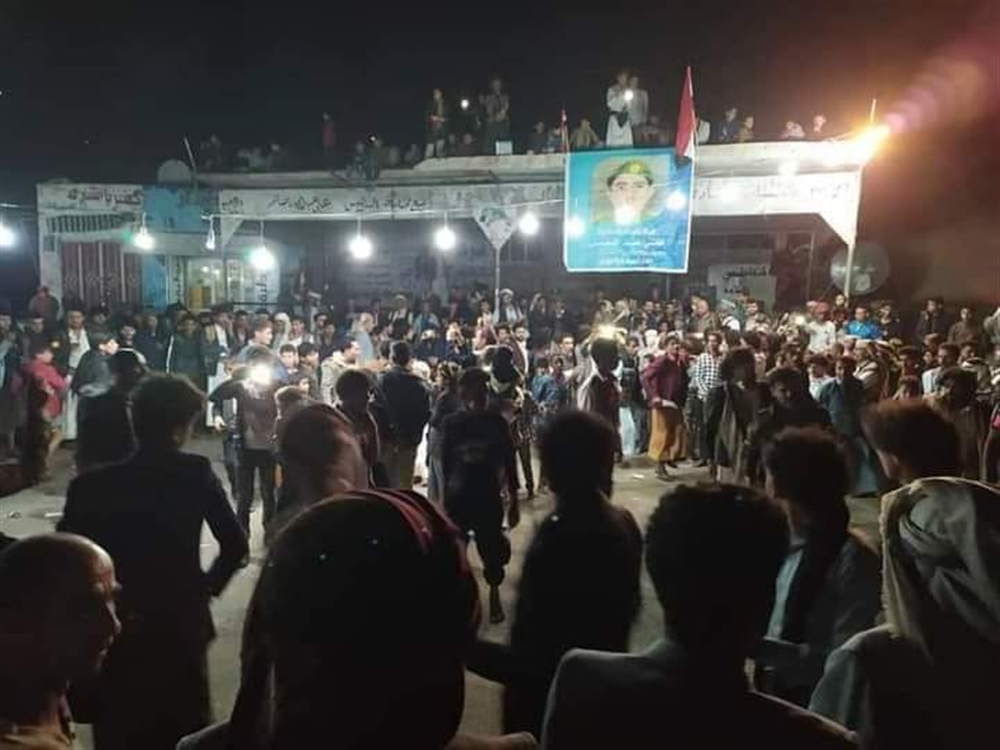 احتفالات شعبية بعيد26 سبتمبر في مسقط رأس علي عبدالمغني رغم سيطرة مليشيا الحوثي على المنطقة