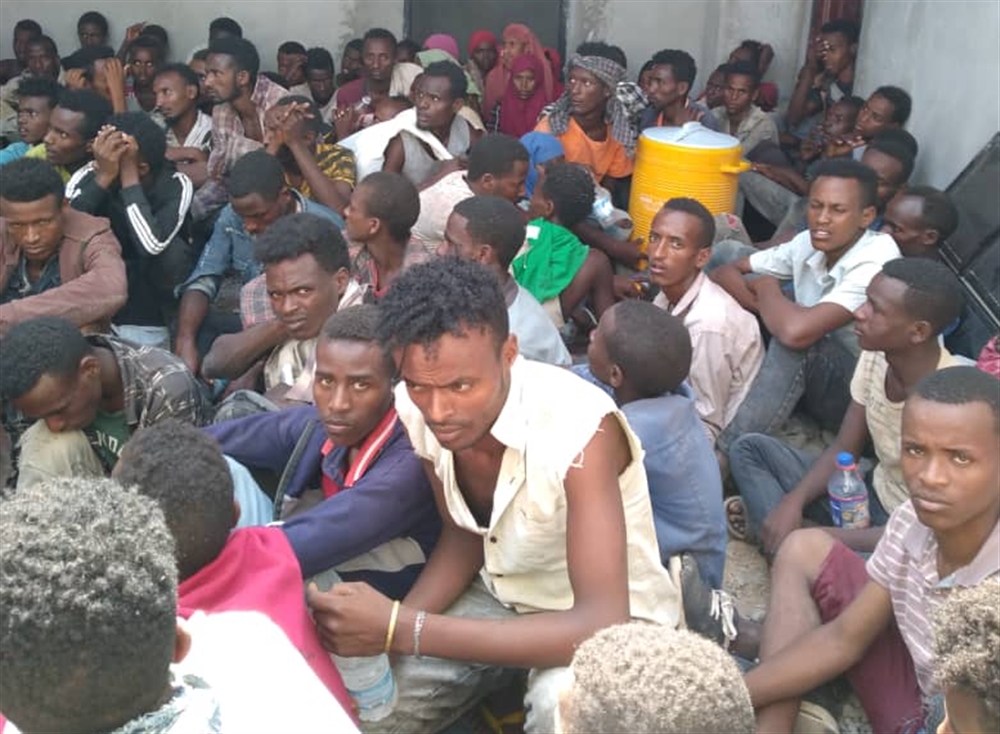اعتقال 130 مهاجرا إفريقيا غرب تعز