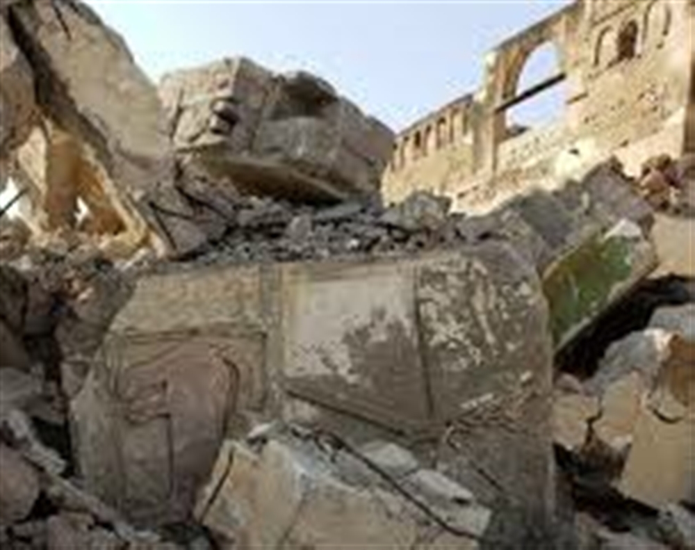 الحكومة تدين تدمير الحوثيين لقصر تاريخي بالحديدة وتدعو اليونسكو للتدخل