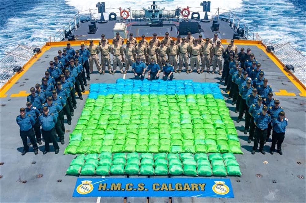 البحرية الكندية تعترض شحنات مخدرات بملايين الدولارات ببحر العرب