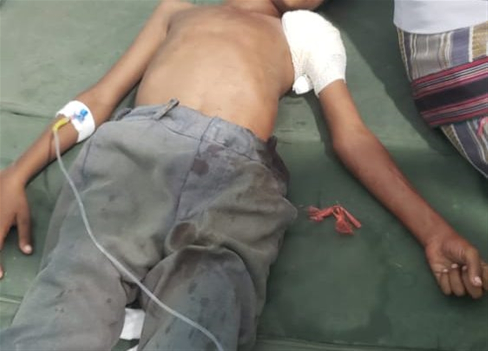 مصادر : إصابة طفل بنيران الحوثيين في الحديدة