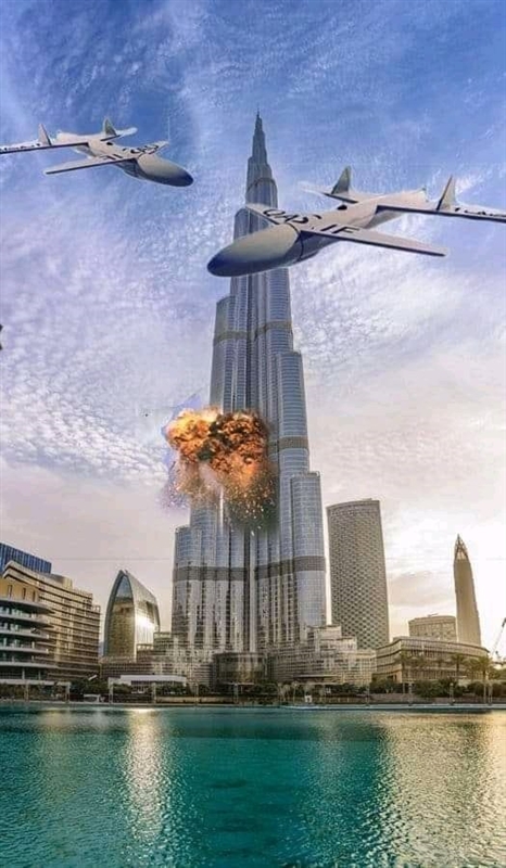 الحوثي ينتج مقاطع مصورة لاستهداف برج خليفة